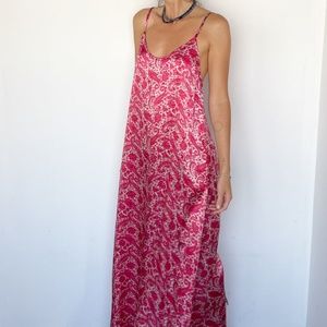 Gorgeous! Alix of Bohemia Silk Slip Maxi Dress